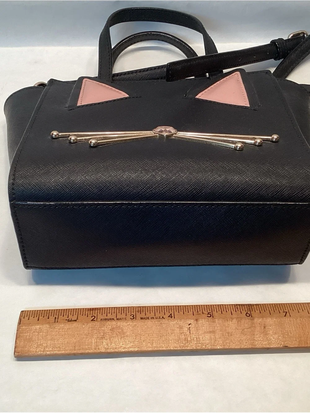 Kate Spade Mini Hayden Jazz Things Up Cat Crossbody Top Handle Bag